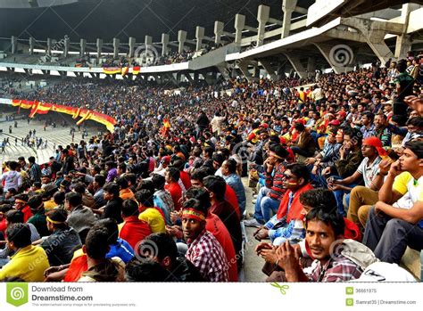 Spectators in the Stadium Watching Sports Editorial Image - Image of ...