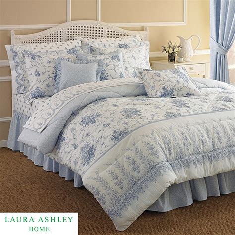 Laura Ashley Rebecca Queen-size 4-piece Comforter Set - Free Shipping ...