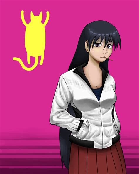 AZUMANGA DAIOH - Literally Me Sakaki by ADK-03 on Newgrounds