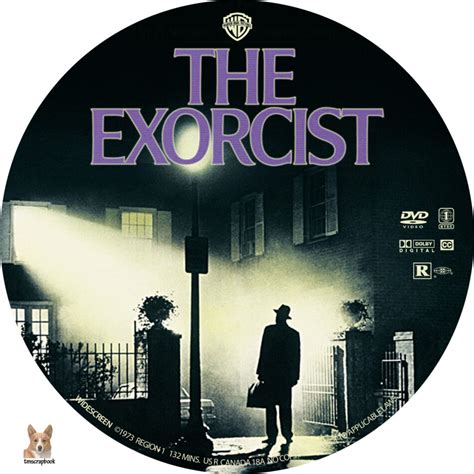 The Exorcist dvd label (1973) R1 Custom