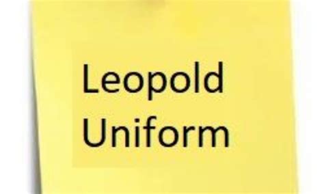 Leopold Primary School - Pupil Uniform Update