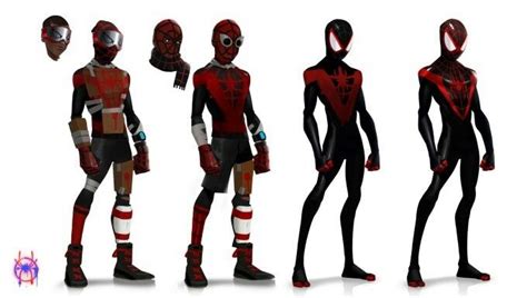 Miles Morales / Spider-man (Spider-man into the spider-verse) concept art | Spider verse ...