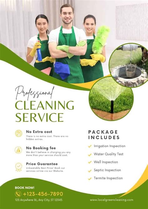 This Is What to Put On A Cleaning Service Flyer (7 examples)