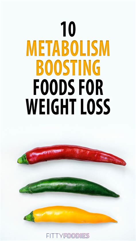 10 Metabolism Boosting Foods For Weight Loss - FittyFoodies