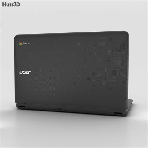 Acer Chromebook 15 Black 3D model - Hum3D