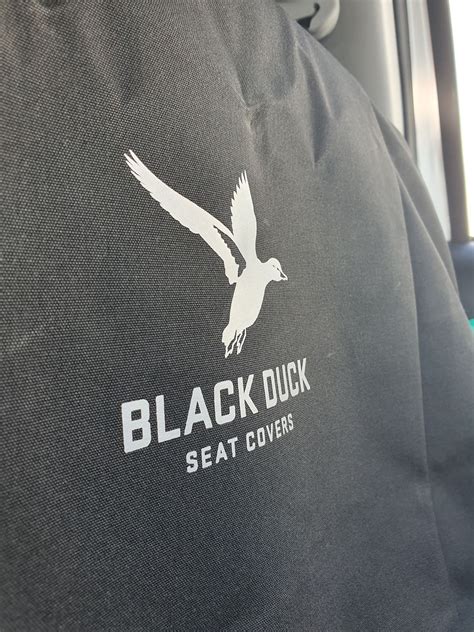 Black Duck Seat Covers - Suits Hilux