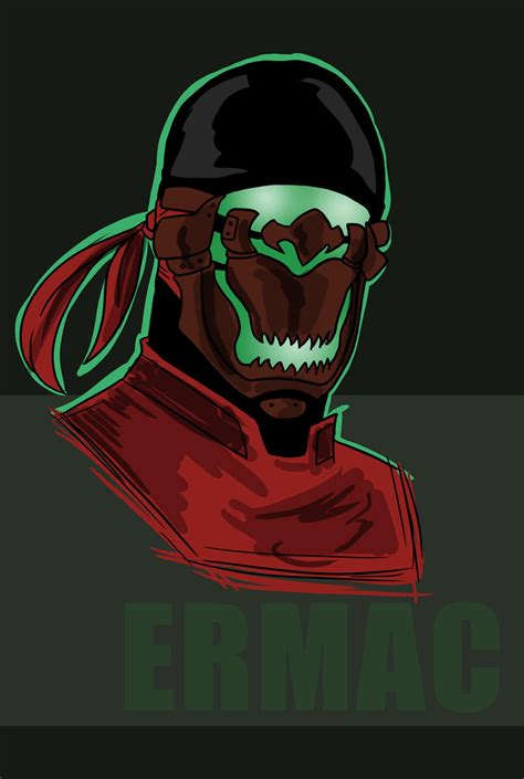 Ermac Headshot Concept by darknight7 on DeviantArt