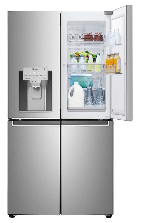 LG 889 L Inverter Linear Door-in-Door Side by Side Refrigerator (GR