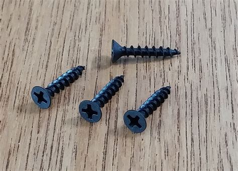 Black Rustic Wood Screws | Wild West Hardware