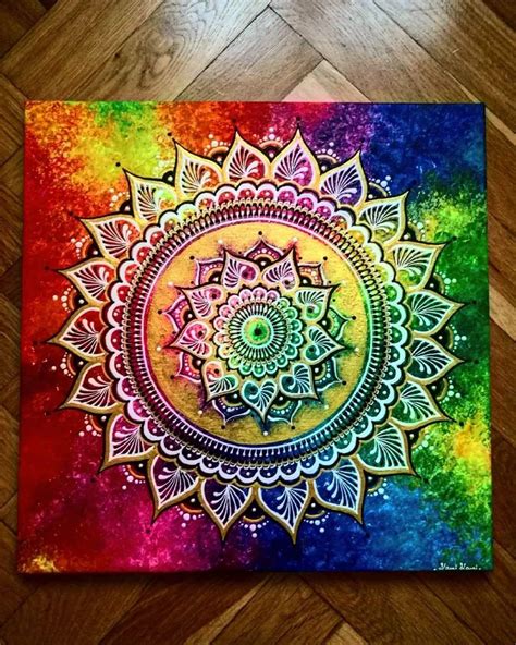Mandala Wall Art, Mandala Dots, Mandala Painting, Mandala Drawing, Mandala Design, Colour Pencil ...
