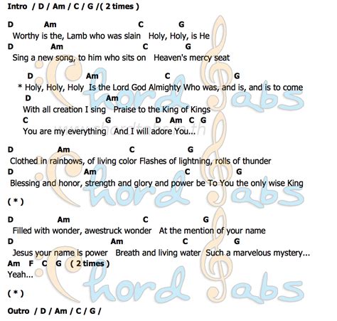 Guitar Chords Revelation Song