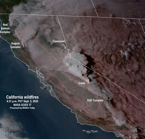 Satellite Fire Map California: Stay Safe And Informed - World Map ...