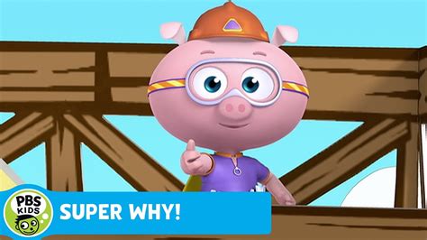 SUPER WHY! | Alpha Pig Builds Alphabet Steps | PBS KIDS - YouTube