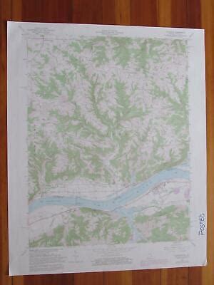 Florence Indiana 1981 Original Vintage USGS Topo Map | eBay