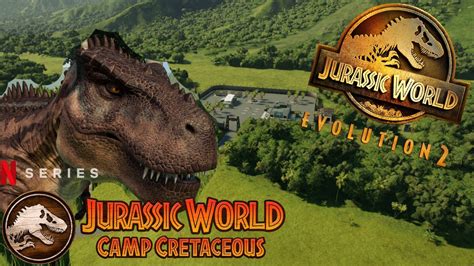 TARBOSAURUS HABITAT BUILD IN JURASSIC WORLD EVOLUTION 2! - YouTube