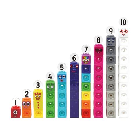 MathLink® Cubes Numberblocks 1-10 Activity Set - STEM - toys