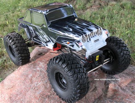 RC Rock Crawler Truck with 4 Wheel Steering 1/10 Scale 2.4G 4WD 12111 ...