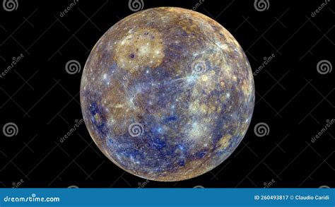 Planet Mercury Surface Details. View from the Space. Stock Image - Image of astrophysics ...