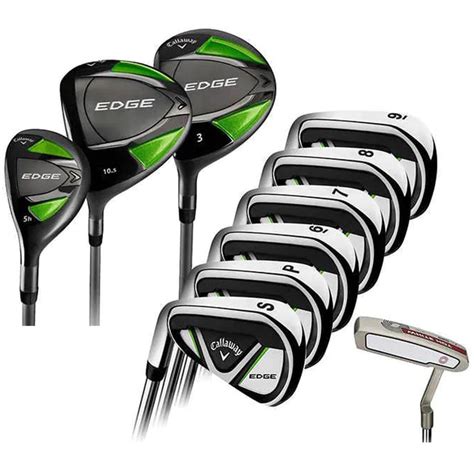 Callaway Men's Left Hand Golf Club 10pc Steel Shaft Irons and Graphite ...