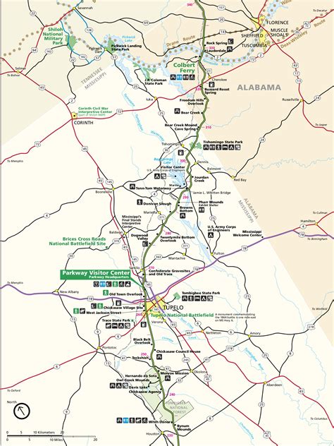 Natchez Trace | NPMaps.com - just free maps, period.