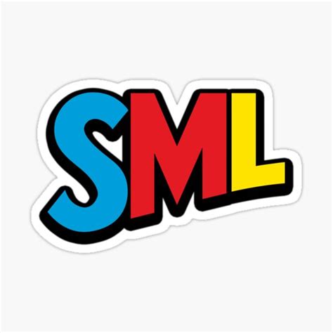 "Sml Jeffy Merch SML Logo" Sticker for Sale by ZaidiShopy | Redbubble