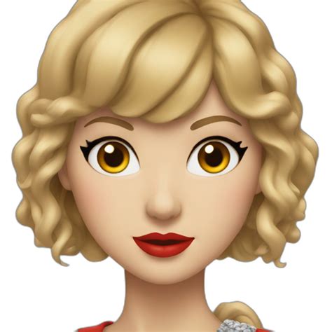 Taylor Swift red | AI Emoji Generator