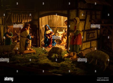 nativity scene, christmas story, nativity scenes, christmas stories Stock Photo - Alamy