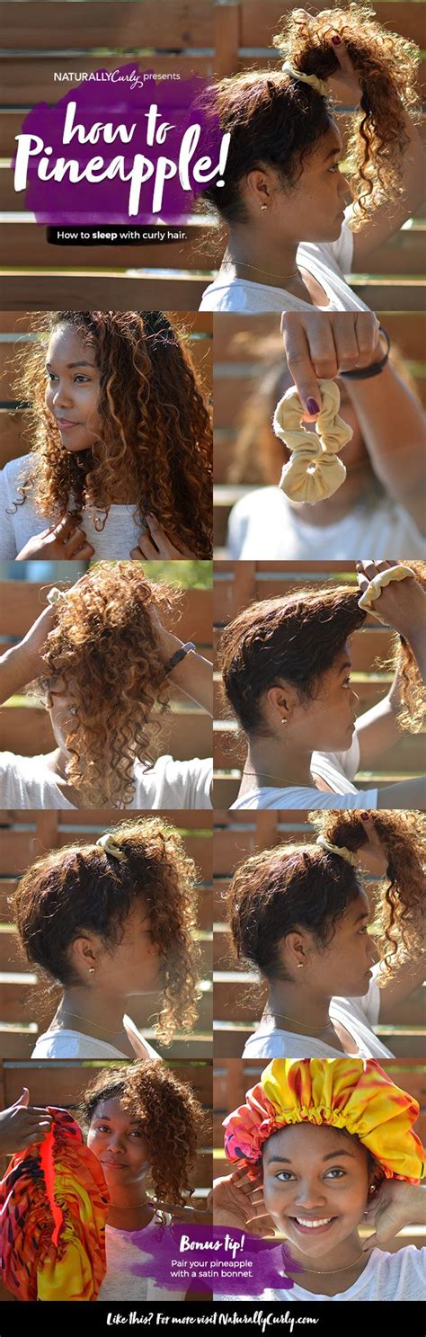 The Pineapple Method for Natural Hair | Tutorial | Natural hair ...