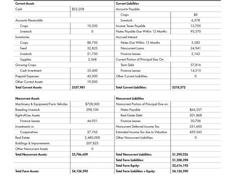 Farm Financial Analysis Series: Balance Sheet | Mississippi State ...