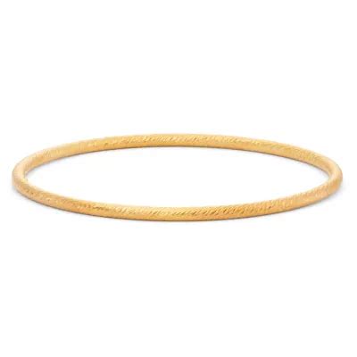 14K Gold Over Silver Bangle Bracelet - JCPenney