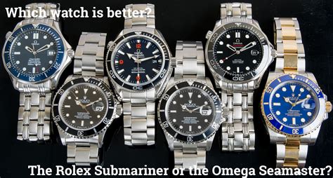 Which Watch Is Better? A Submariner or a Seamaster? Late 90s to Early ...