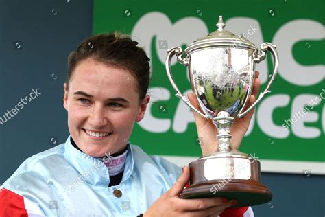 Jockey Alice Stevens Trophy After Winning Editorial Stock Photo - Stock Image | Shutterstock