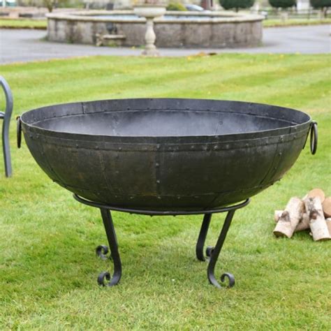 Iron Kadai Fire Bowl - 110cm | Black Country Metalworks