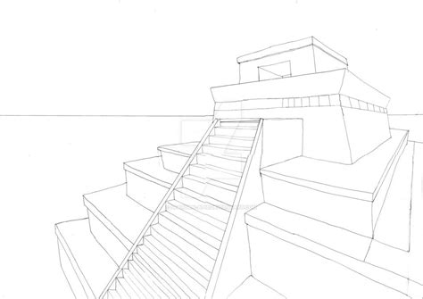 Ziggurat Sketch by Spartan-A716 on DeviantArt