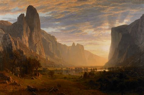 Looking Down Yosemite Valley, Bierstadt | Birmingham Museum of Art