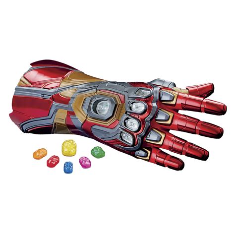 Marvel Legends Series Iron Man Nano Gauntlet Articulated Electronic Fist With Lights And ...