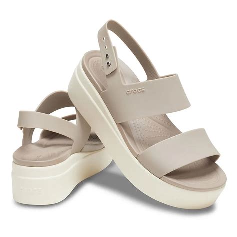 Crocs Brooklyn Low Wedge W Beige buy and offers on Dressinn