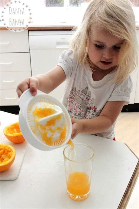 Life Skills: Squeezing Fresh Orange Juice – Danya Banya | Cooking classes for kids, Healthy food ...