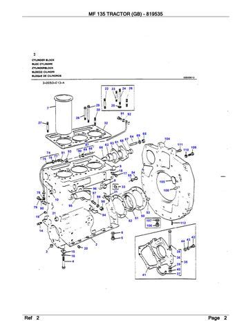 Massey Ferguson 135 Tractor Parts Diagram | Reviewmotors.co