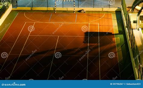 Football Pitch and Tennis Court Stock Image - Image of ground, area ...