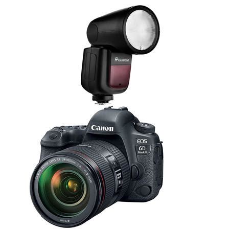 Canon EOS 6D Mark II DSLR Camera with EF 24-105mm f/4L IS II USM Lens - Bundle With Flashpoint ...