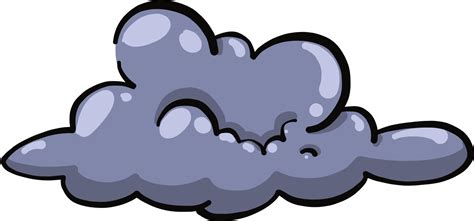 Dark clouds, illustration, vector on a white background. 13733983 Vector Art at Vecteezy