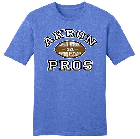 Akron Pros | Vintage Football Apparel | Old School Shirts ...