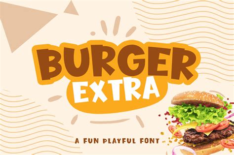 Burger Extra Font | dafont.com