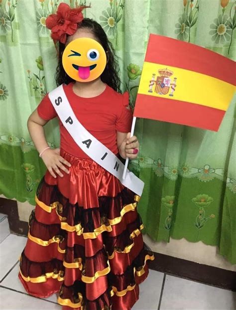 SPAIN costume United Nation, Babies & Kids, Babies & Kids Fashion on Carousell