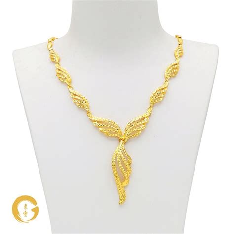 916 Gold Regal Necklace - Orient Jewellers Singapore