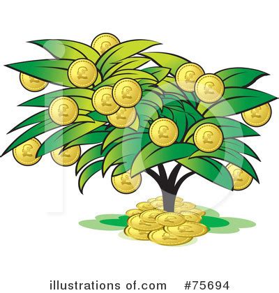 Money Tree Clipart #1182033 - Illustration by AtStockIllustration