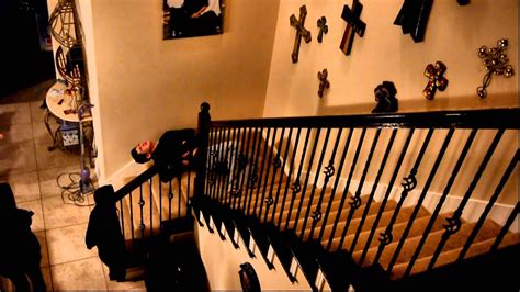 Falling down stairs PRANK!!! - YouTube