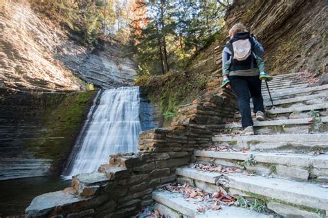 Hiking the Gorge Trail at Stony Brook State Park Near Dansville - Uncovering New York