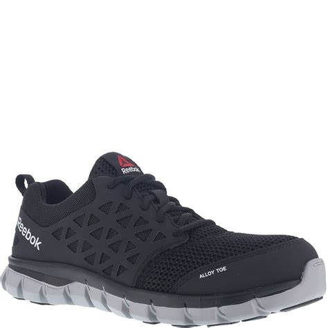 Reebok Women's Sublite Safety Shoes - Black | bootbay